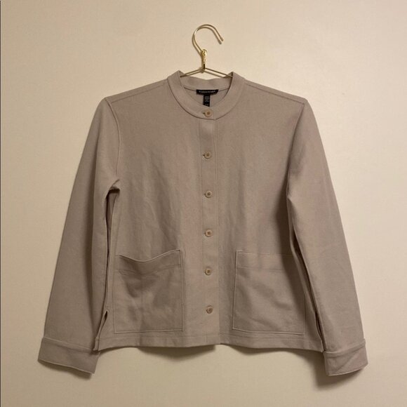 SOLD Eileen Fisher Light Wool Overshirt - Picture 2 of 10